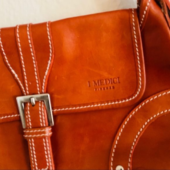 Vintage Medici leather handbag - Picture 2 of 4